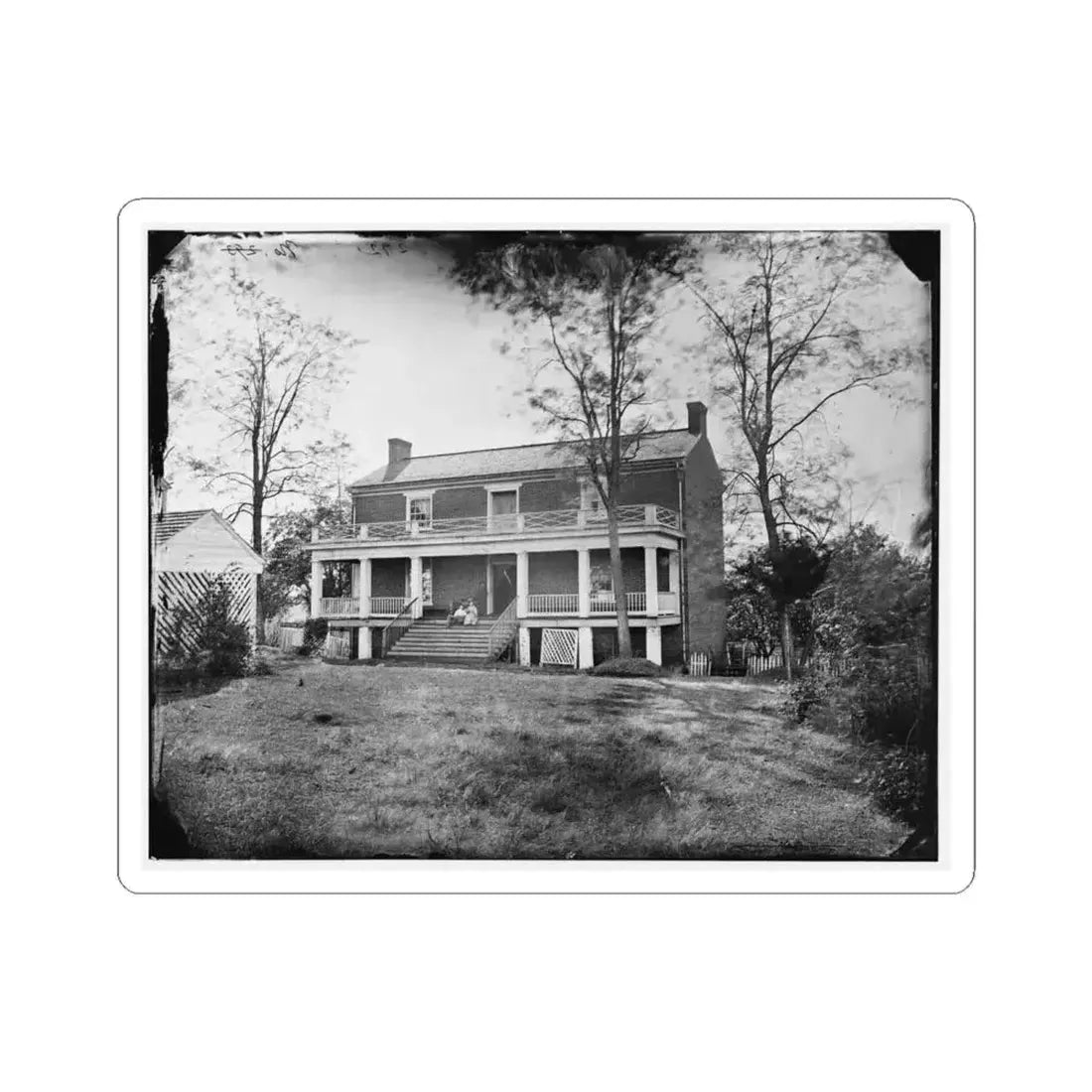 Appomattox Court House, Va. Mclean House (U.S. Civil War) STICKER Vinyl Kiss-Cut Decal 6 Inch White - The Sticker Space
