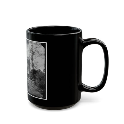 Appomattox Court House, Va. Mclean House (U.S. Civil War) Black Coffee Mug-The Sticker Space