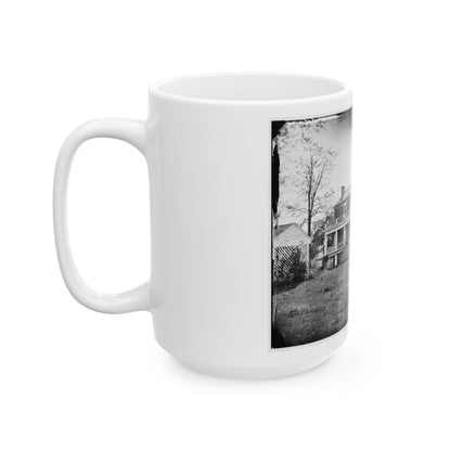 Appomattox Court House, Va. Mclean House (U.S. Civil War) White Coffee Mug-The Sticker Space