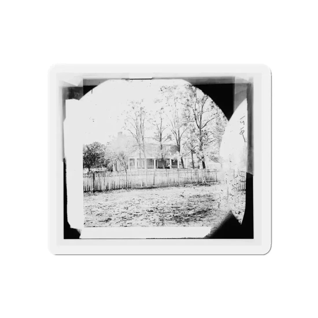 Appomattox Court House, Virginia. Mclean House (U.S. Civil War) Refrigerator Magnet 3 Inch Die-Cut - The Sticker Space