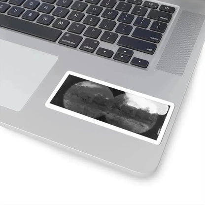 Appomattox Court House, Virginia. View of Court House and Soldiers (U.S. Civil War) STICKER Vinyl Kiss-Cut Decal - The Sticker Space