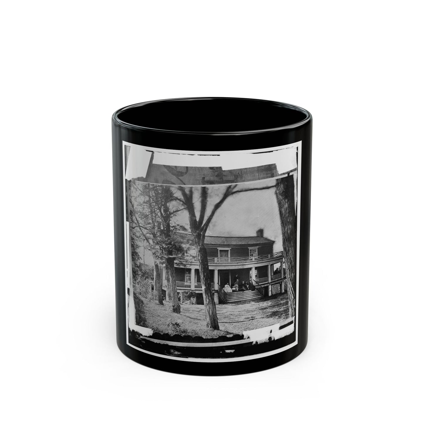 Appomattox Court House, Virginia. Mclean House 001 (U.S. Civil War) Black Coffee Mug