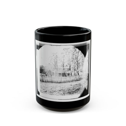 Appomattox Court House, Virginia. Mclean House (U.S. Civil War) Black Coffee Mug-15oz-The Sticker Space