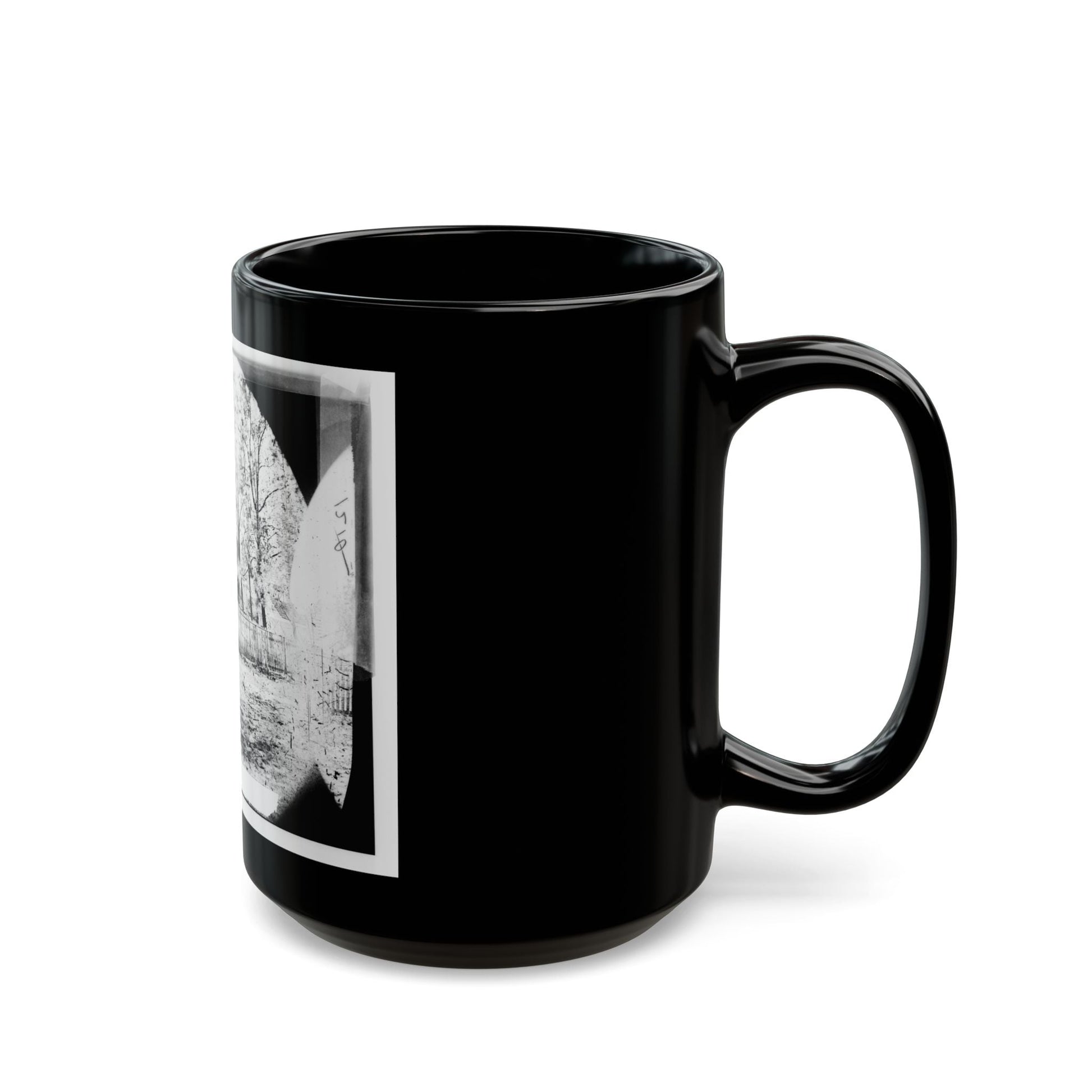 Appomattox Court House, Virginia. Mclean House (U.S. Civil War) Black Coffee Mug-The Sticker Space