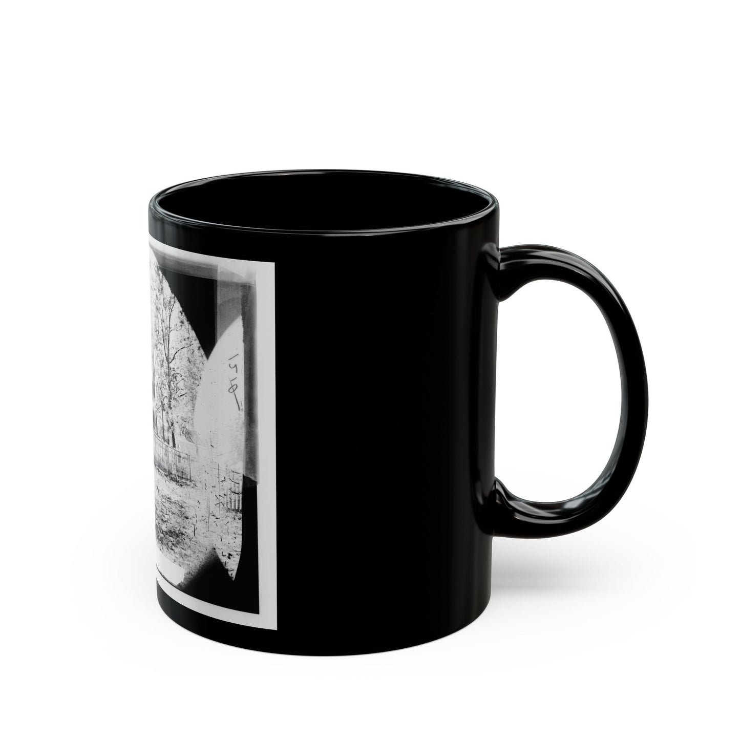 Appomattox Court House, Virginia. Mclean House (U.S. Civil War) Black Coffee Mug-The Sticker Space