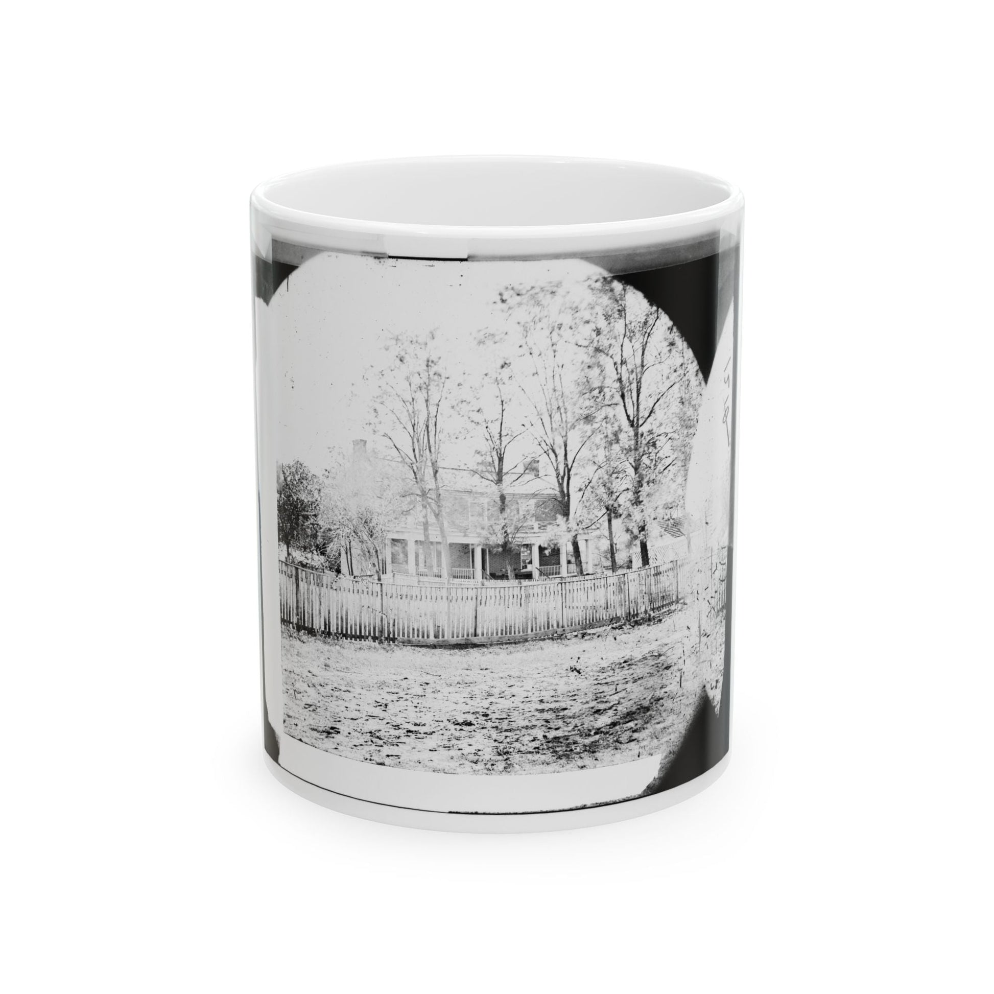 Appomattox Court House, Virginia. Mclean House (U.S. Civil War) White Coffee Mug-11oz-The Sticker Space