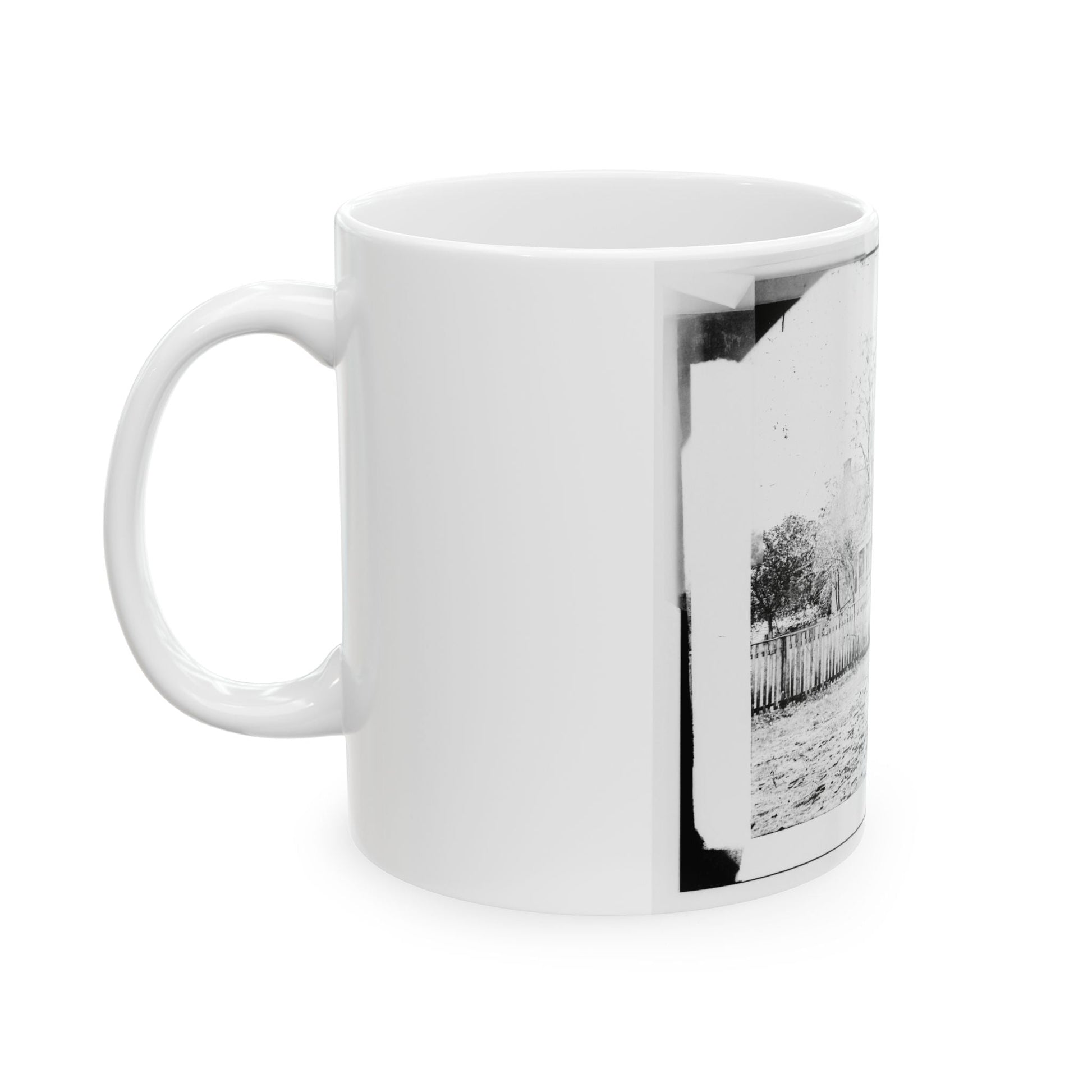 Appomattox Court House, Virginia. Mclean House (U.S. Civil War) White Coffee Mug-The Sticker Space