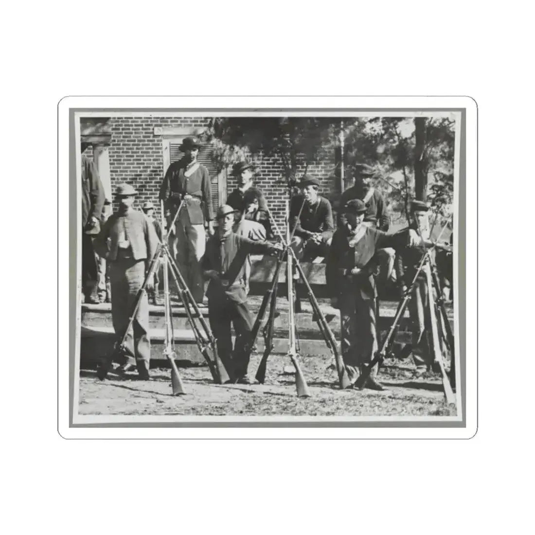 Appomattox Courthouse, Va. April 1865 (U.S. Civil War) STICKER Vinyl Kiss-Cut Decal 2 Inch White - The Sticker Space