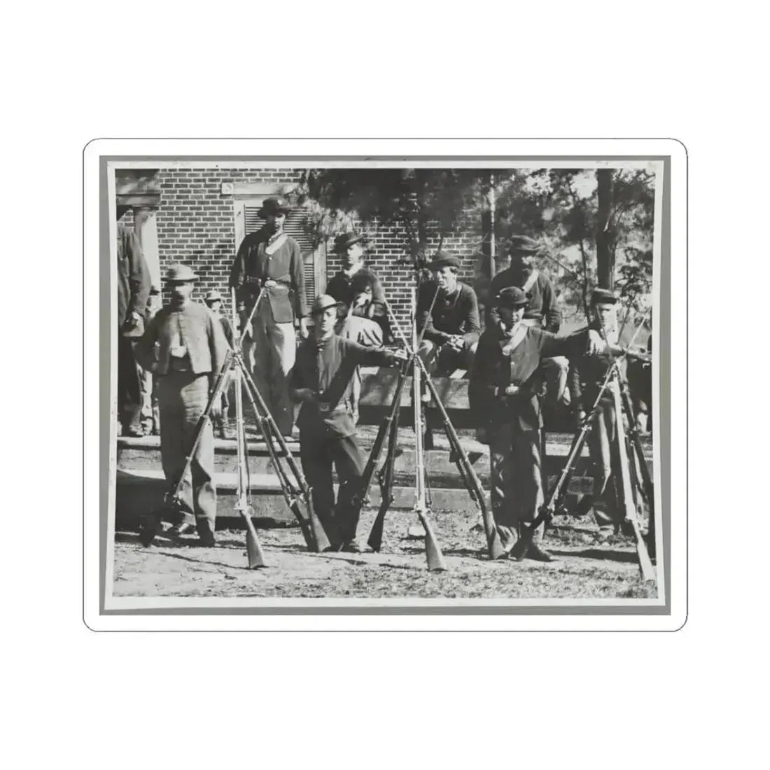 Appomattox Courthouse, Va. April 1865 (U.S. Civil War) STICKER Vinyl Kiss-Cut Decal 3 Inch White - The Sticker Space