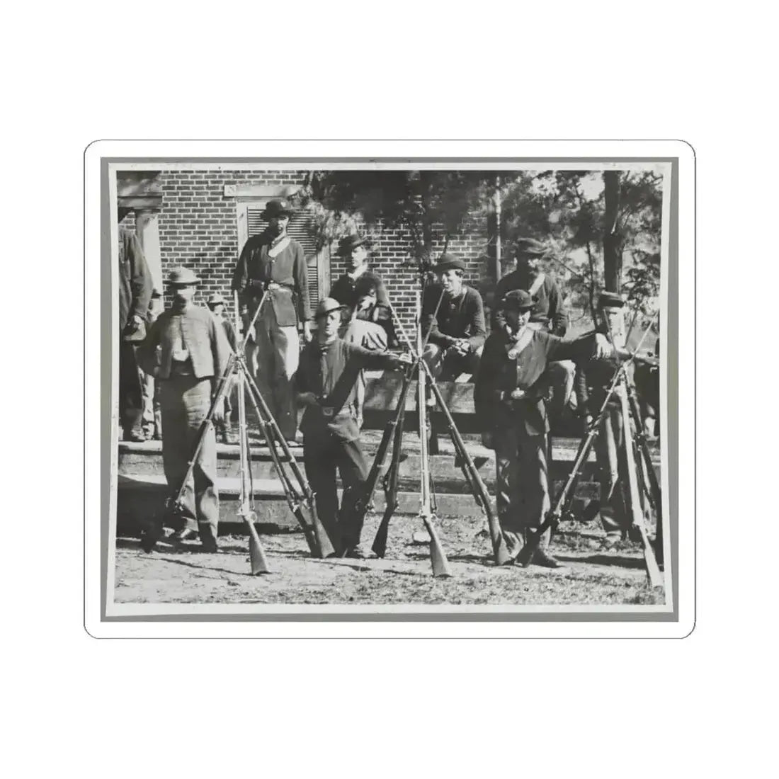 Appomattox Courthouse, Va. April 1865 (U.S. Civil War) STICKER Vinyl Kiss-Cut Decal 6 Inch White - The Sticker Space