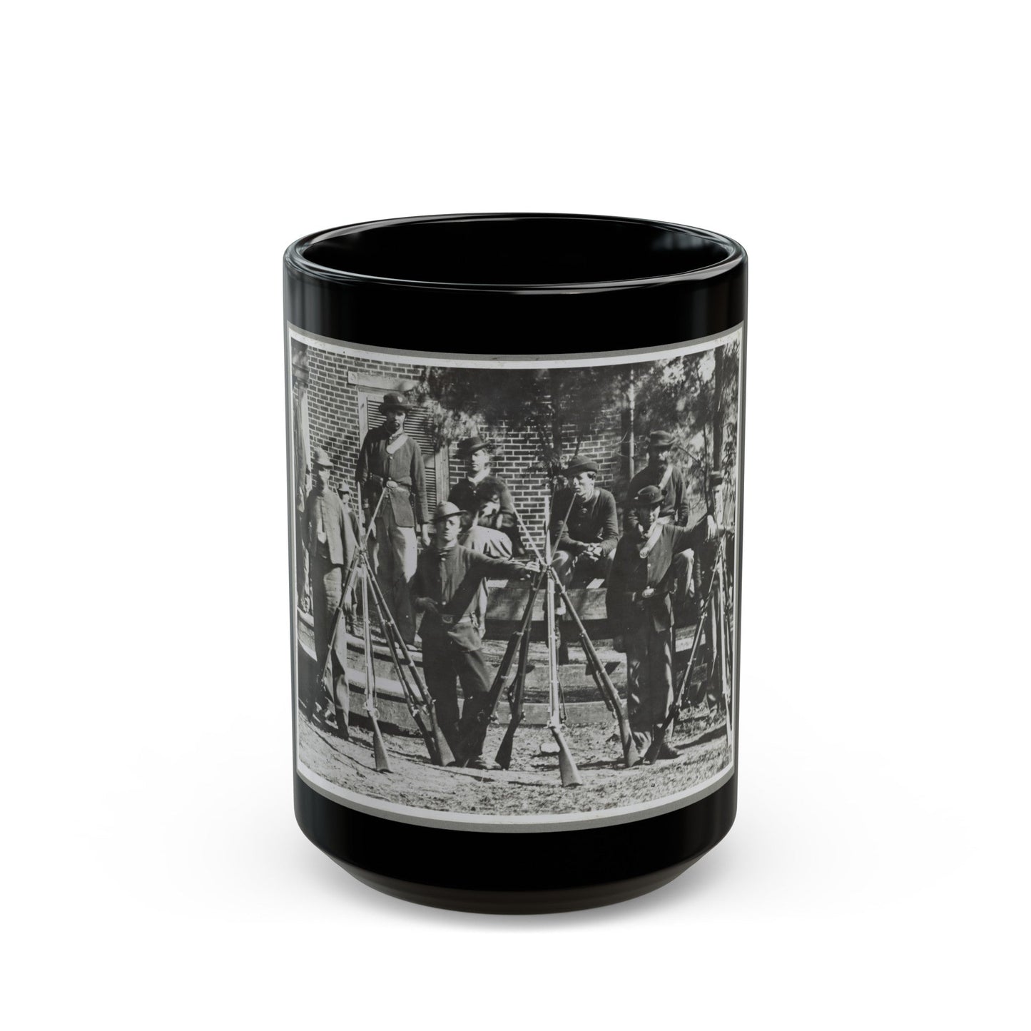 Appomattox Courthouse, Va. April 1865 (U.S. Civil War) Black Coffee Mug-15oz-The Sticker Space