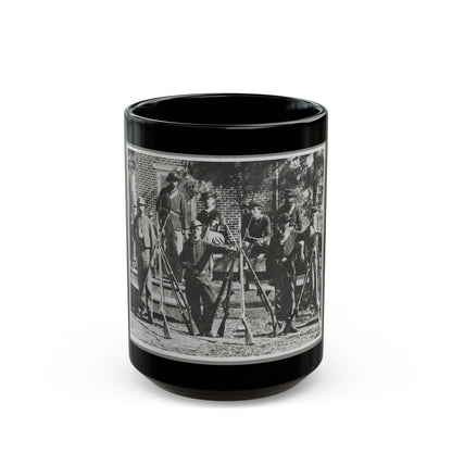 Appomattox Courthouse, Va. April 1865 (U.S. Civil War) Black Coffee Mug-15oz-The Sticker Space