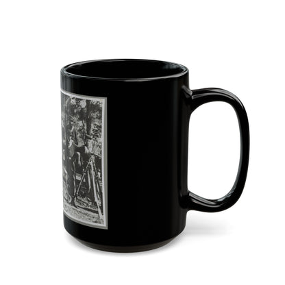 Appomattox Courthouse, Va. April 1865 (U.S. Civil War) Black Coffee Mug-The Sticker Space