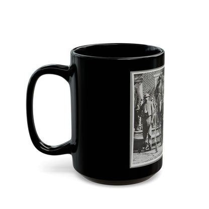 Appomattox Courthouse, Va. April 1865 (U.S. Civil War) Black Coffee Mug-The Sticker Space