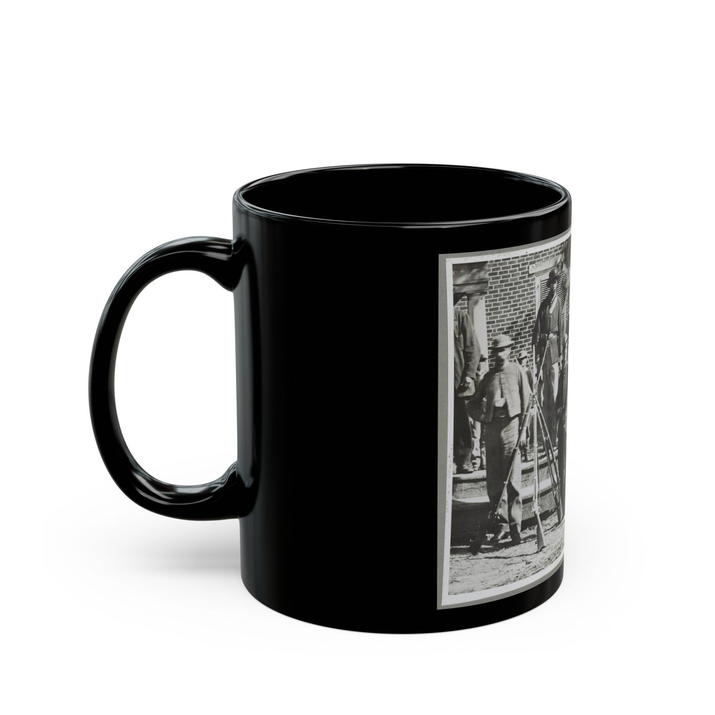 Appomattox Courthouse, Va. April 1865 (U.S. Civil War) Black Coffee Mug-The Sticker Space