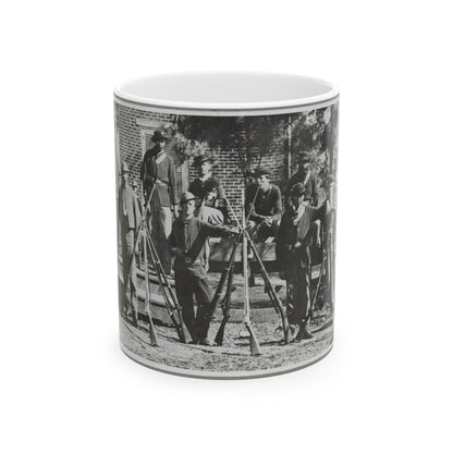 Appomattox Courthouse, Va. April 1865 (U.S. Civil War) White Coffee Mug-11oz-The Sticker Space