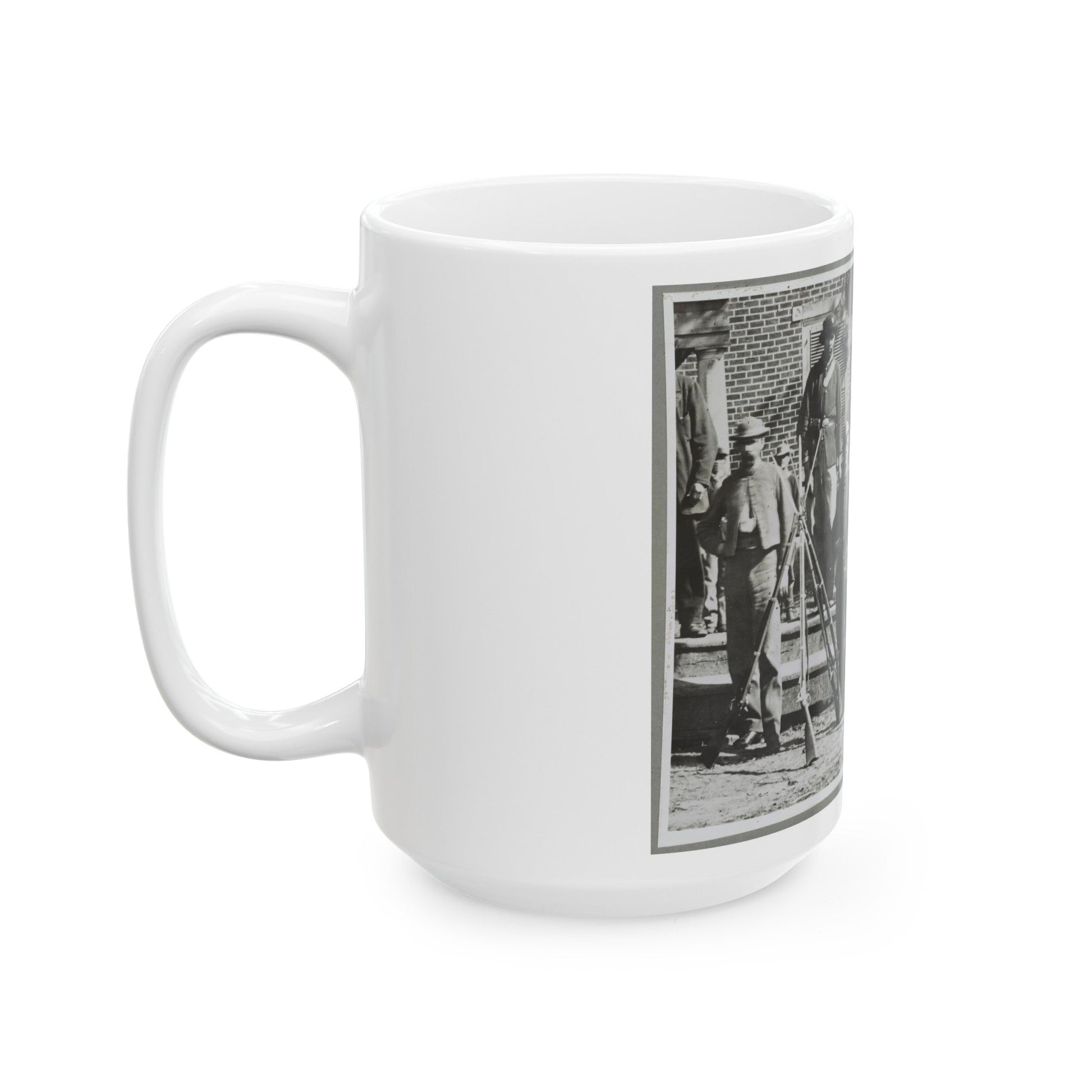 Appomattox Courthouse, Va. April 1865 (U.S. Civil War) White Coffee Mug-The Sticker Space