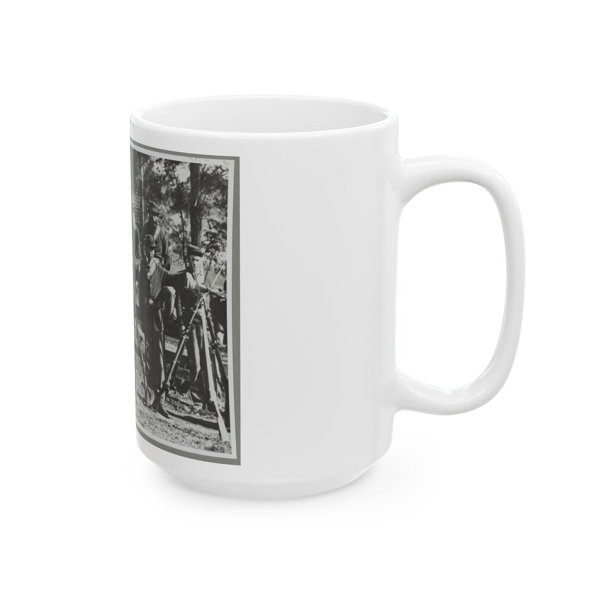 Appomattox Courthouse, Va. April 1865 (U.S. Civil War) White Coffee Mug-The Sticker Space