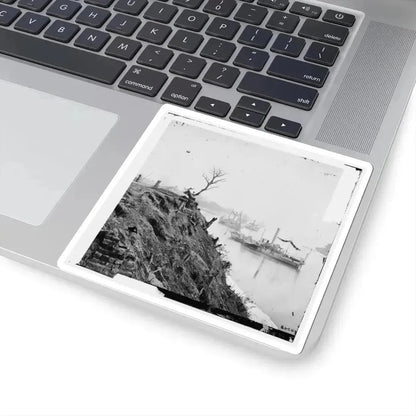 Appomattox River, Virginia. Boat on the Appomattox River-3 (U.S. Civil War) STICKER Vinyl Kiss-Cut Decal - The Sticker Space