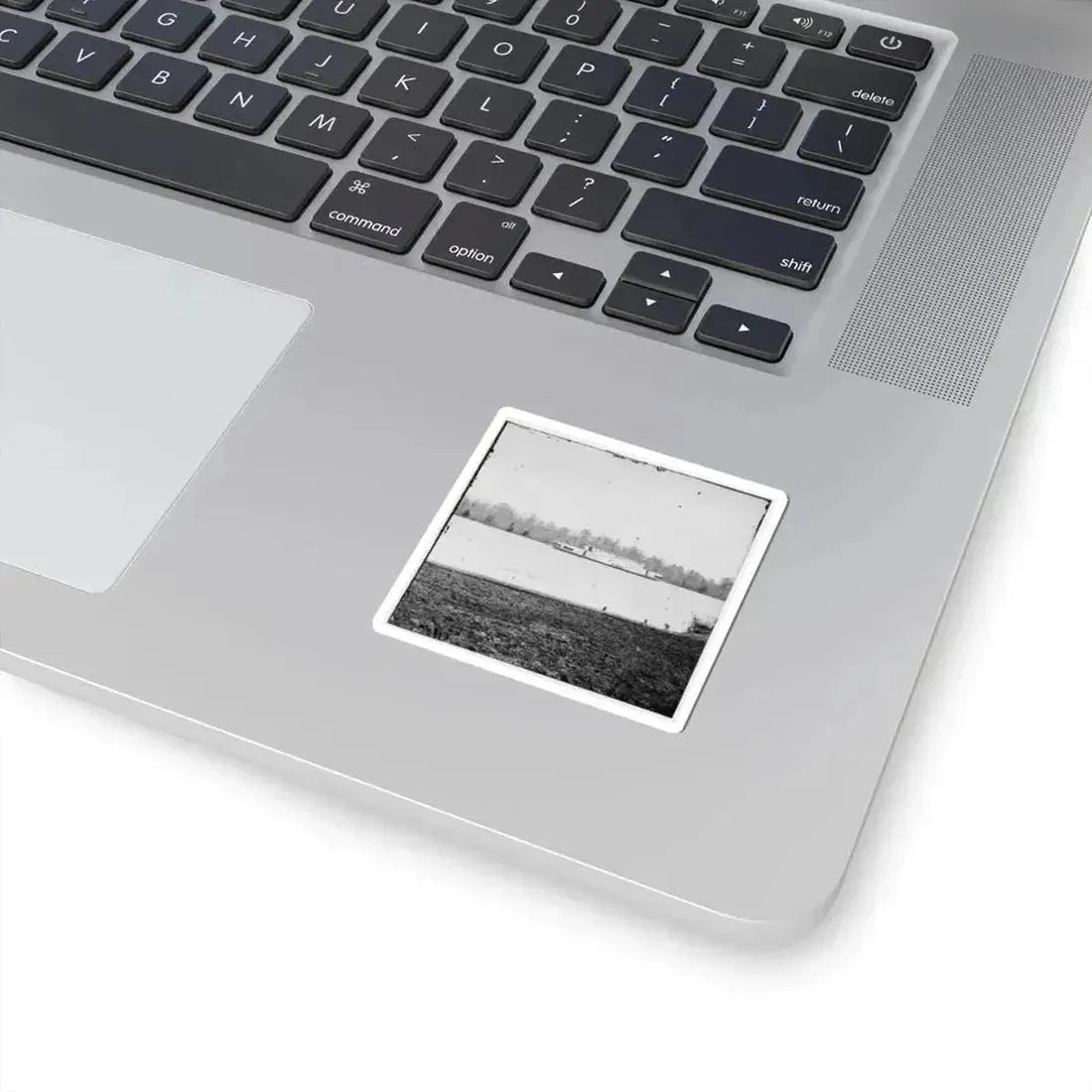 Appomattox River, Virginia. Boat on the Appomattox River (U.S. Civil War) STICKER Vinyl Kiss-Cut Decal - The Sticker Space