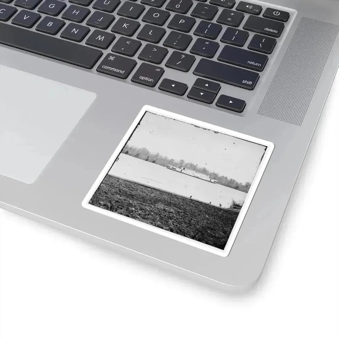 Appomattox River, Virginia. Boat on the Appomattox River (U.S. Civil War) STICKER Vinyl Kiss-Cut Decal - The Sticker Space