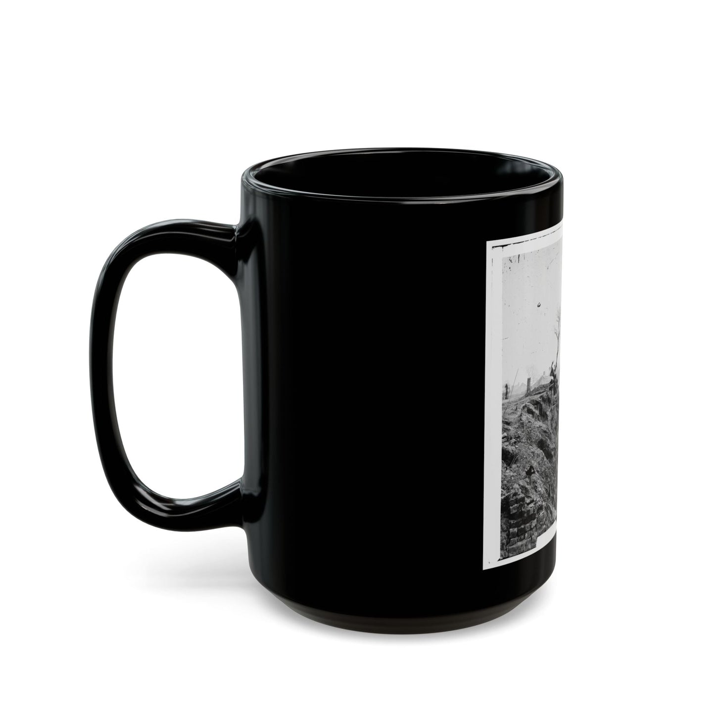 Appomattox River, Virginia. Boat On The Appomattox River-3 (U.S. Civil War) Black Coffee Mug