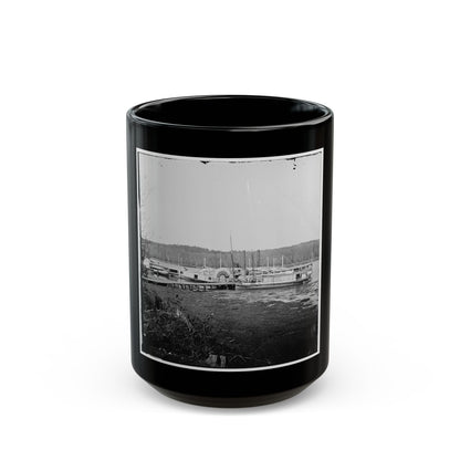 Appomattox River, Virginia. Medical Supply Boat Connecticut (U.S. Civil War) Black Coffee Mug