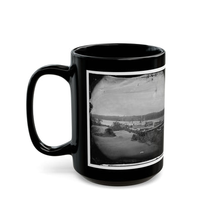 Appomattox River, Virginia. Medical Supply Boat Planter (U.S. Civil War) Black Coffee Mug