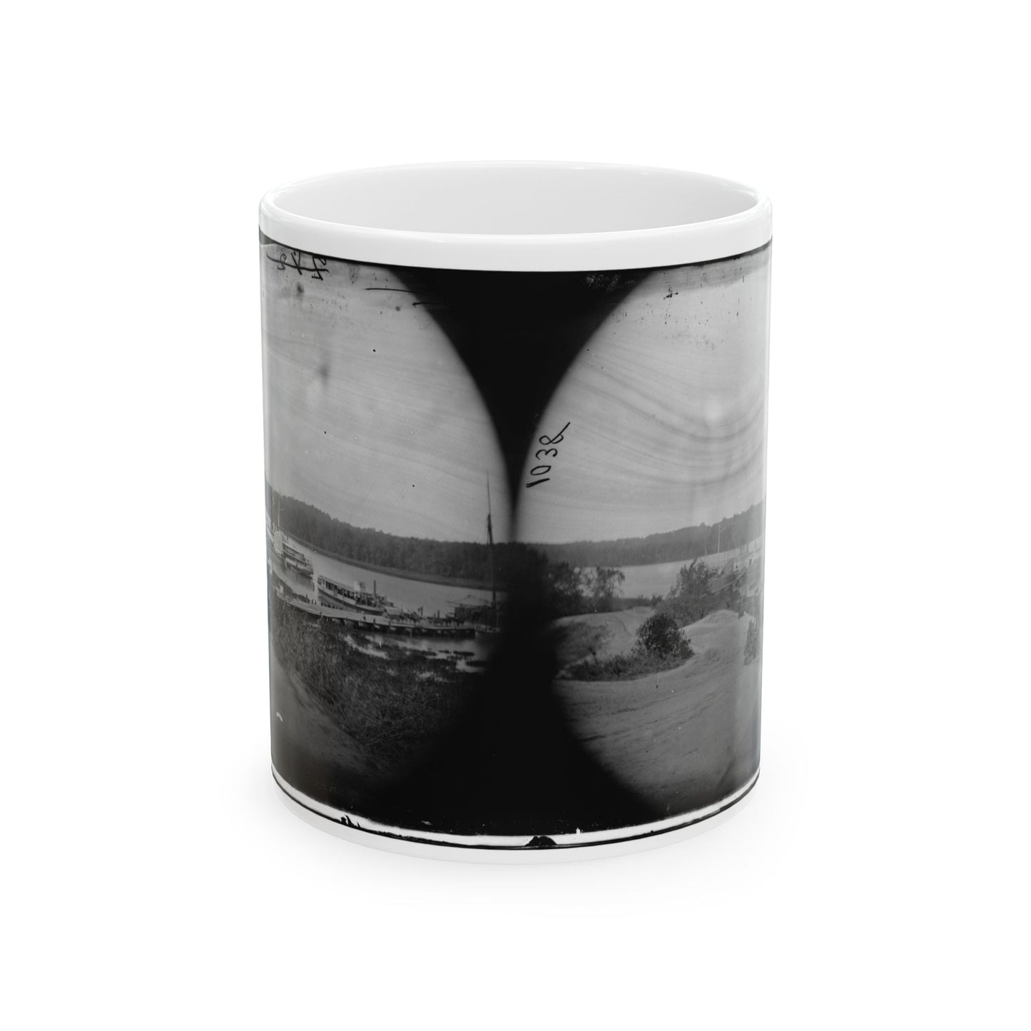 Appomattox River, Virginia. Medical Supply Boat Planter (U.S. Civil War) White Coffee Mug