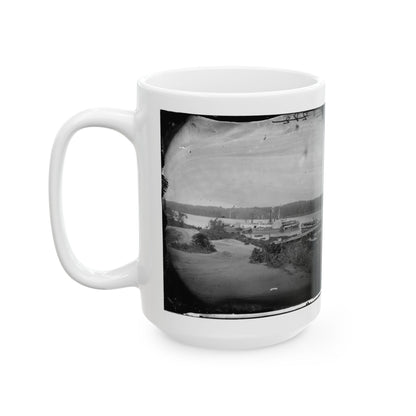 Appomattox River, Virginia. Medical Supply Boat Planter (U.S. Civil War) White Coffee Mug