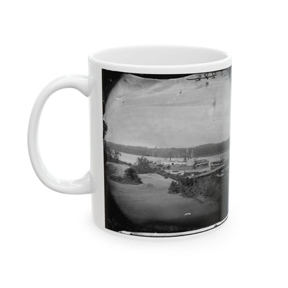 Appomattox River, Virginia. Medical Supply Boat Planter (U.S. Civil War) White Coffee Mug