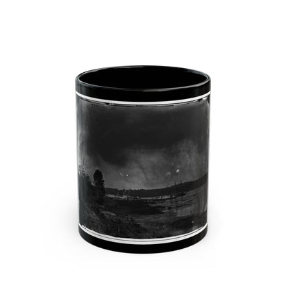 Appomattox River, Virginia. Medical Supply Steamer, Planter (U.S. Civil War) Black Coffee Mug