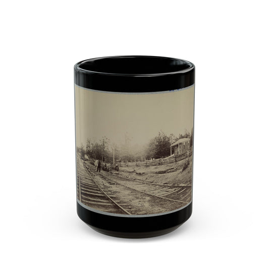 Appomattox Station, Va. (U.S. Civil War) Black Coffee Mug-15oz-The Sticker Space