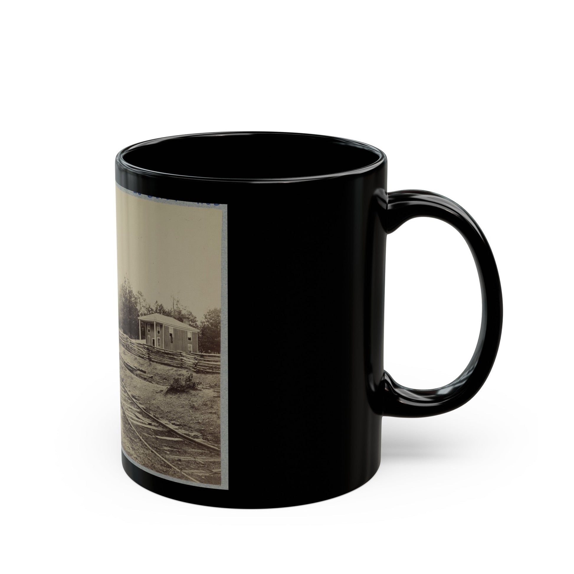 Appomattox Station, Va. (U.S. Civil War) Black Coffee Mug-The Sticker Space