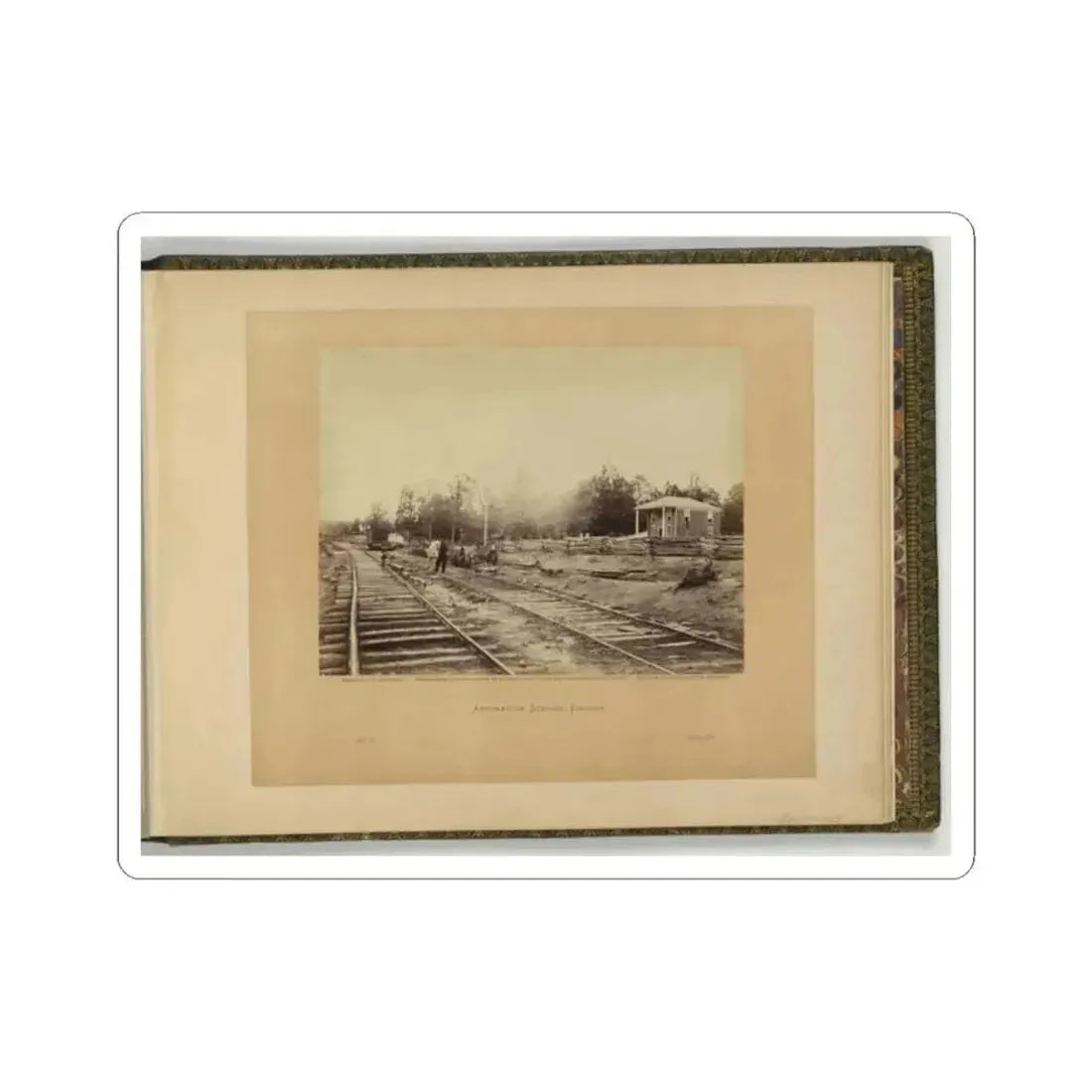 Appomattox Station, Virginia (U.S. Civil War) STICKER Vinyl Kiss-Cut Decal 2 Inch White - The Sticker Space