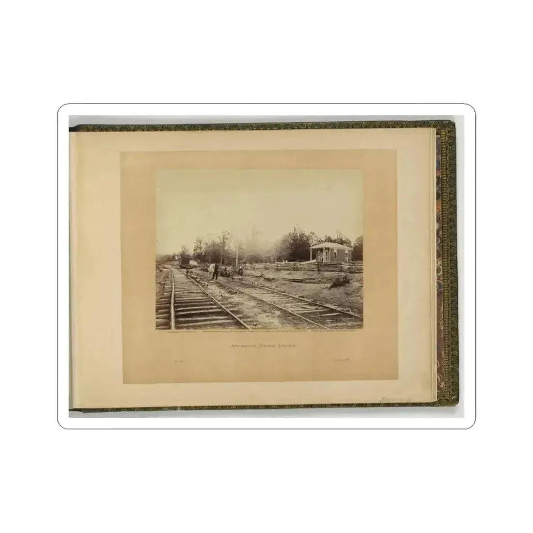 Appomattox Station, Virginia (U.S. Civil War) STICKER Vinyl Kiss-Cut Decal 3 Inch White - The Sticker Space