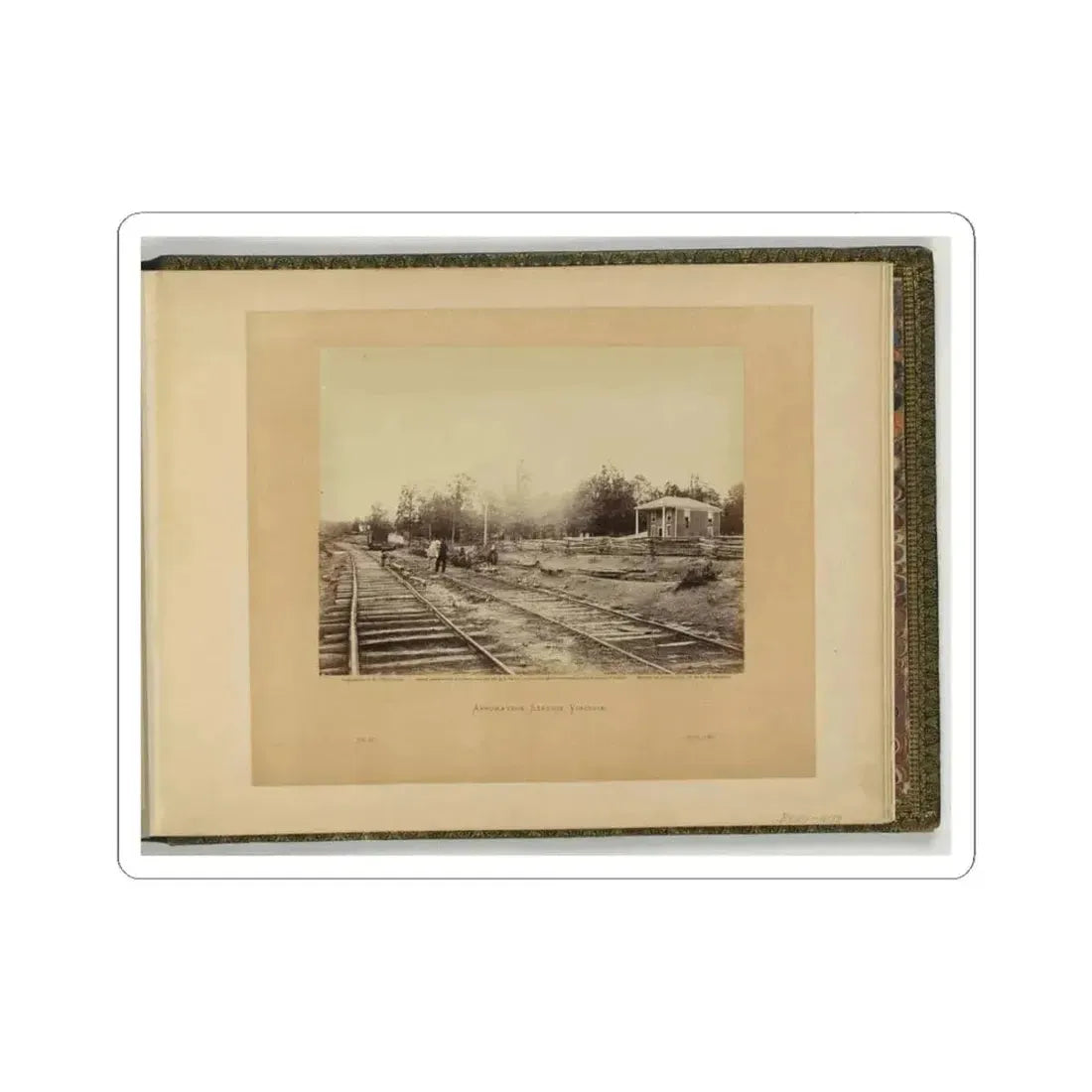 Appomattox Station, Virginia (U.S. Civil War) STICKER Vinyl Kiss-Cut Decal 6 Inch White - The Sticker Space