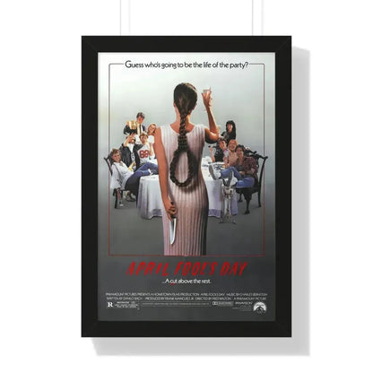APRIL FOOL'S DAY 1986 - Framed Movie Poster 16″ x 24″ Black - The Sticker Space