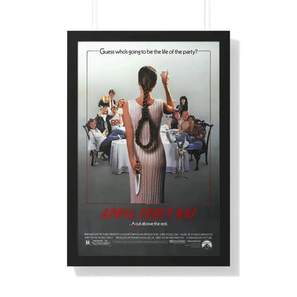 APRIL FOOL'S DAY 1986 - Framed Movie Poster 20" x 30" Black - The Sticker Space