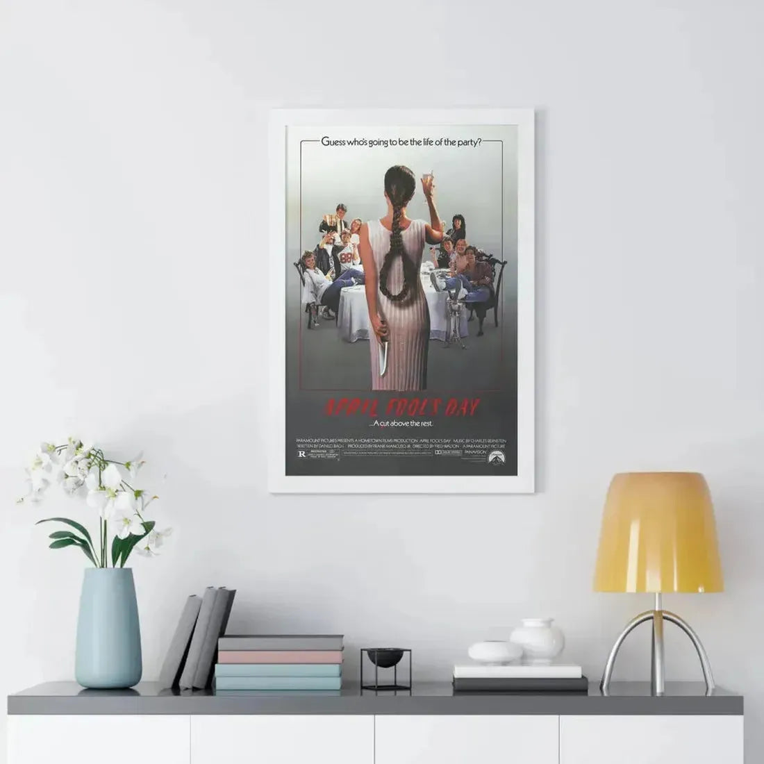 APRIL FOOL'S DAY 1986 - Framed Movie Poster - The Sticker Space