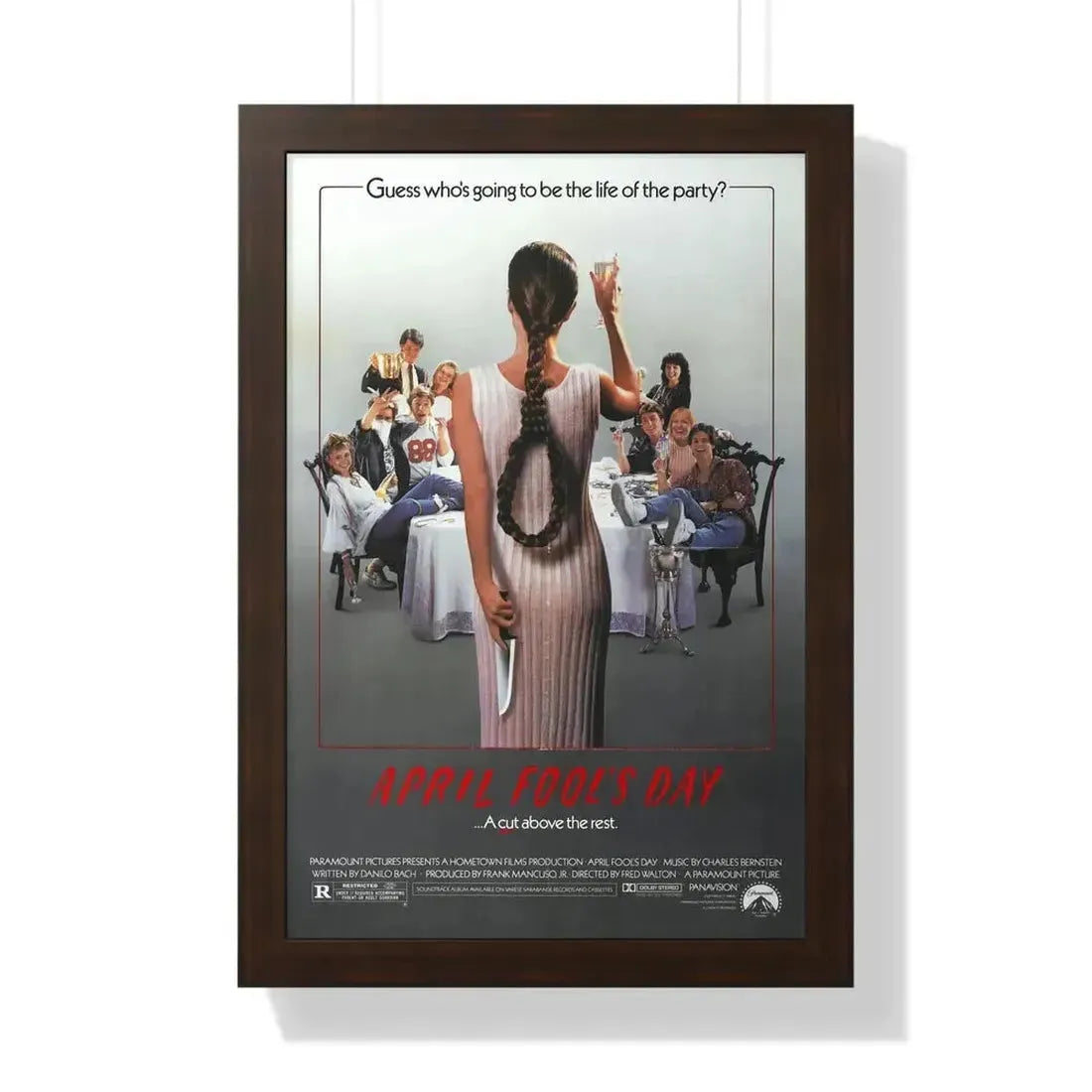 APRIL FOOL'S DAY 1986 - Framed Movie Poster - The Sticker Space