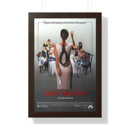 APRIL FOOL'S DAY 1986 - Framed Movie Poster - The Sticker Space