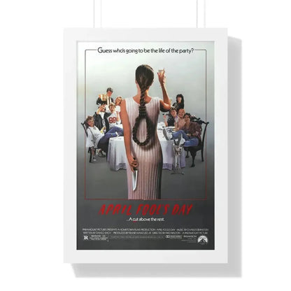 APRIL FOOL'S DAY 1986 - Framed Movie Poster - The Sticker Space
