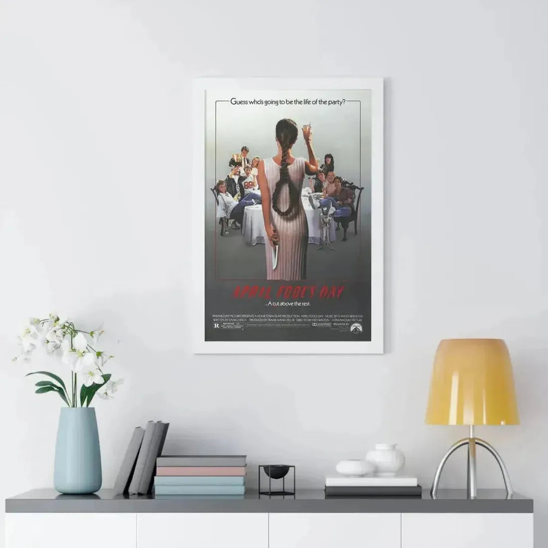 APRIL FOOL'S DAY 1986 - Framed Movie Poster - The Sticker Space