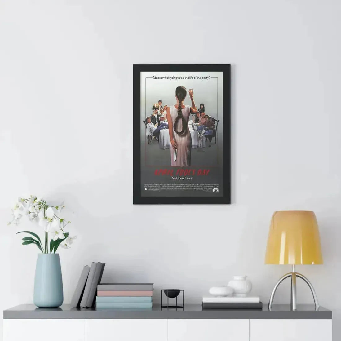 APRIL FOOL'S DAY 1986 - Framed Movie Poster - The Sticker Space