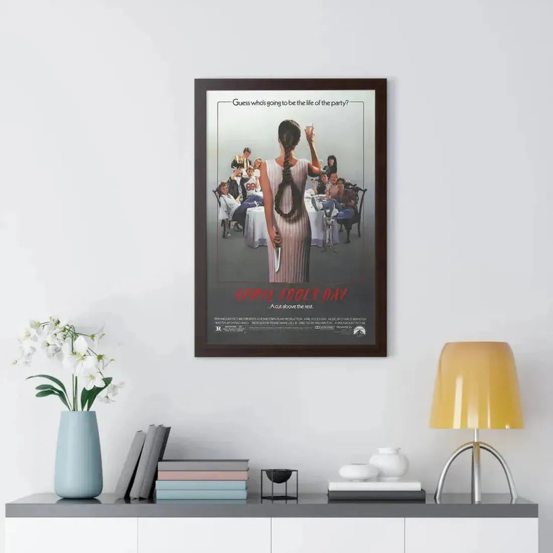 APRIL FOOL'S DAY 1986 - Framed Movie Poster - The Sticker Space
