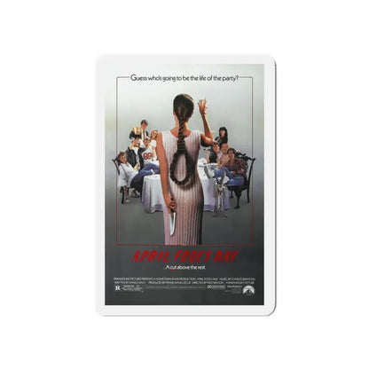 APRIL FOOL'S DAY 1986 Movie Poster - Refrigerator Magnet 5 Inch - The Sticker Space