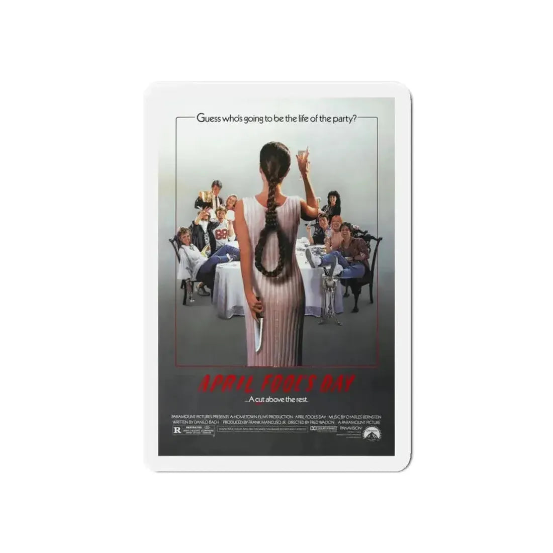 APRIL FOOL'S DAY 1986 Movie Poster - Refrigerator Magnet - The Sticker Space