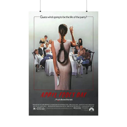 APRIL FOOL'S DAY 1986 - Paper Movie Poster 36" x 54" Matte - The Sticker Space