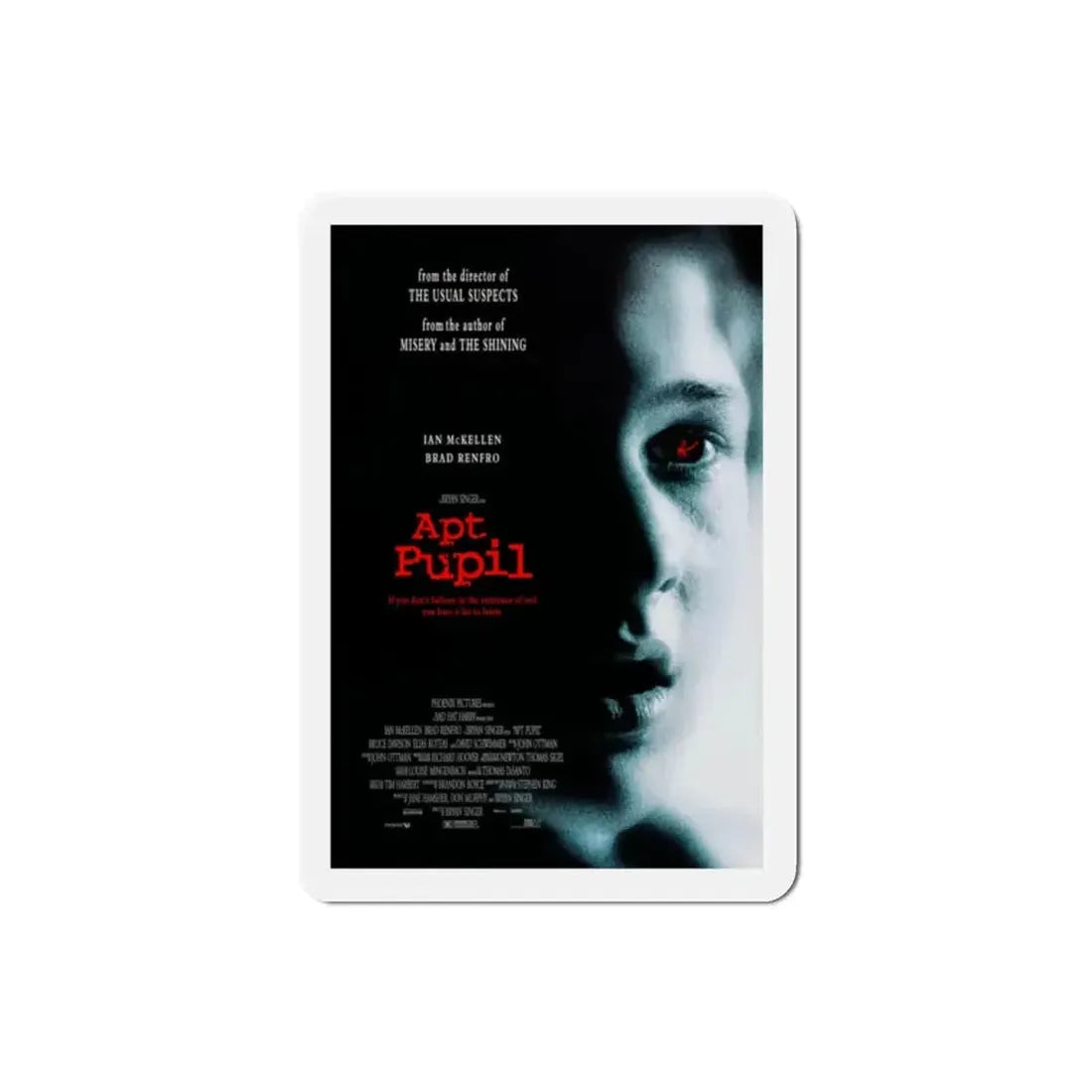 Apt Pupil 1998 Movie Poster Refrigerator Magnet - The Sticker Space